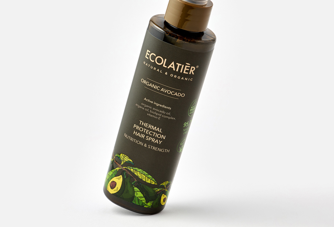 ECOLATIER Nourishing & Strengthening Thermal Protection Hair Spray Organic Avocado 200 ml ECOLATIER Nourishing & Strengthening Thermal Protection Hair Spray Organic Avocado