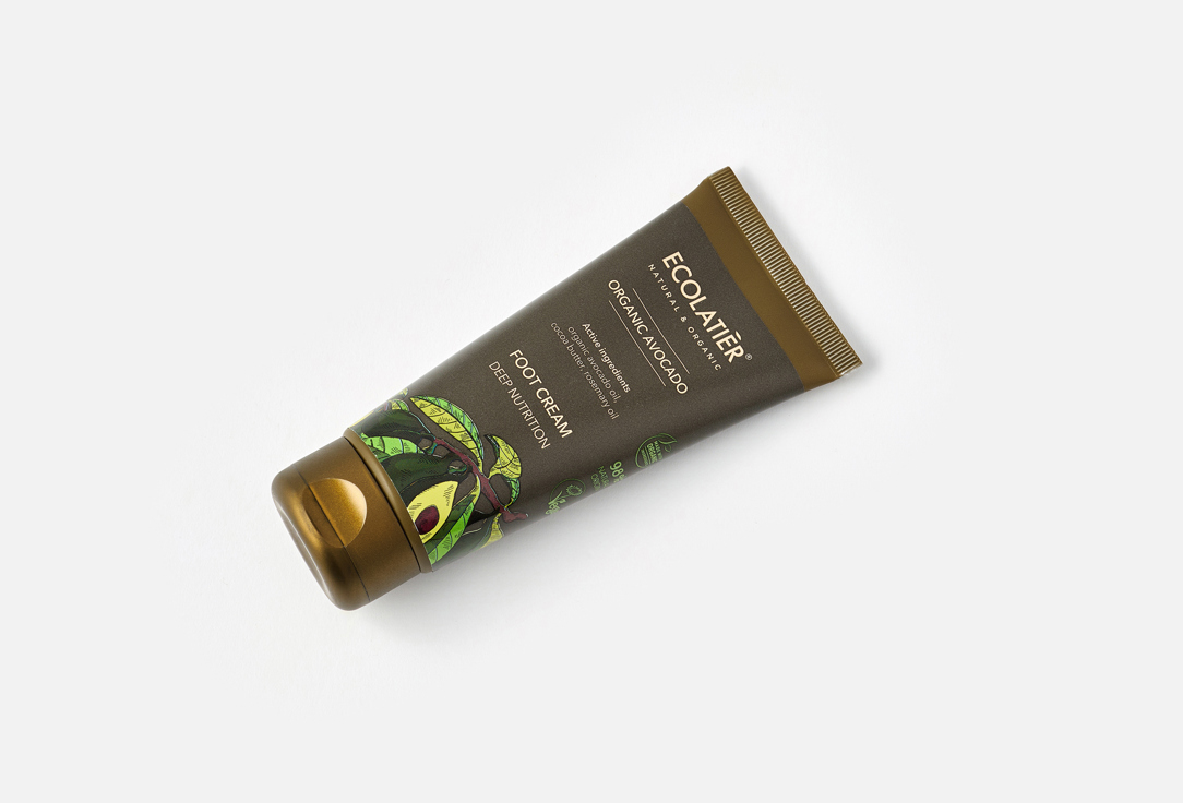 ECOLATIER Deep Nourishing Foot Cream Organic Avocado