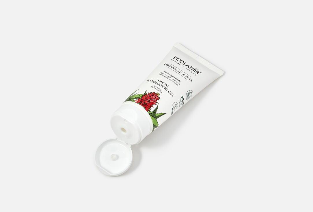ECOLATIER Intense Hydrating Facial Exfoliating Gel Organic Aloe Vera 100 ml ECOLATIER Intense Hydrating Facial Exfoliating Gel Organic Aloe Vera