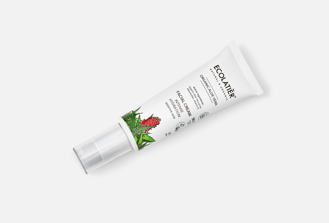 ECOLATIER Intense Hydrating Facial Cream Organic Aloe Vera