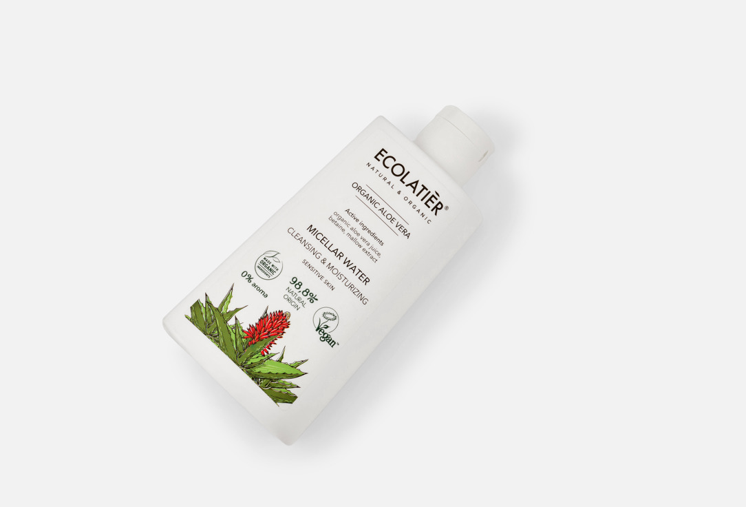 ECOLATIER Cleansing & Moisturizing Micellar Water Organic Aloe Vera 250 ml ECOLATIER Cleansing & Moisturizing Micellar Water Organic Aloe Vera