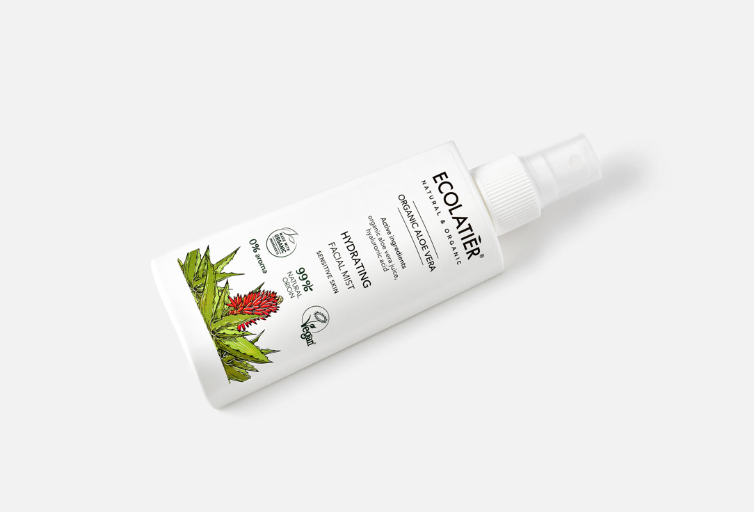 ECOLATIER Hydrating Facial Mist Organic Aloe Vera 150 ml ECOLATIER Hydrating Facial Mist Organic Aloe Vera