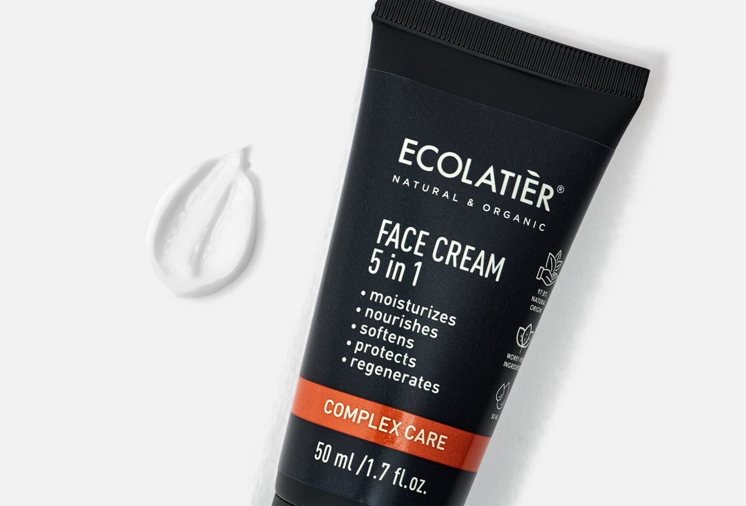 ECOLATIER Nourishing & Moisturizing Face Cream 5-in-1 Complex care