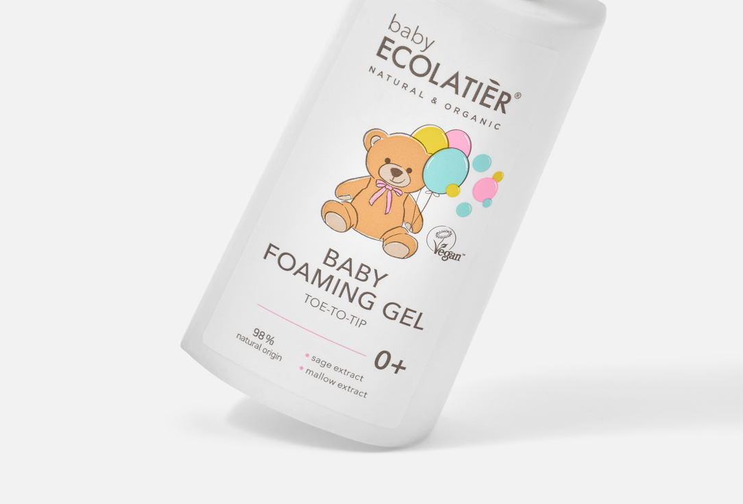 ECOLATIER Детский гель с пеной Toe-to-Tip