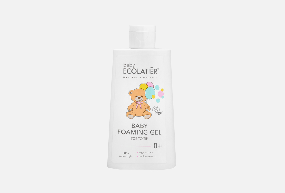 ECOLATIER Детский гель с пеной Toe-to-Tip