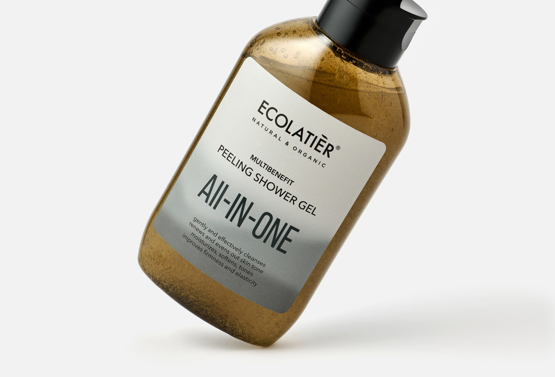ECOLATIER Увлажняющий пилинг-гель для душа All-in-One