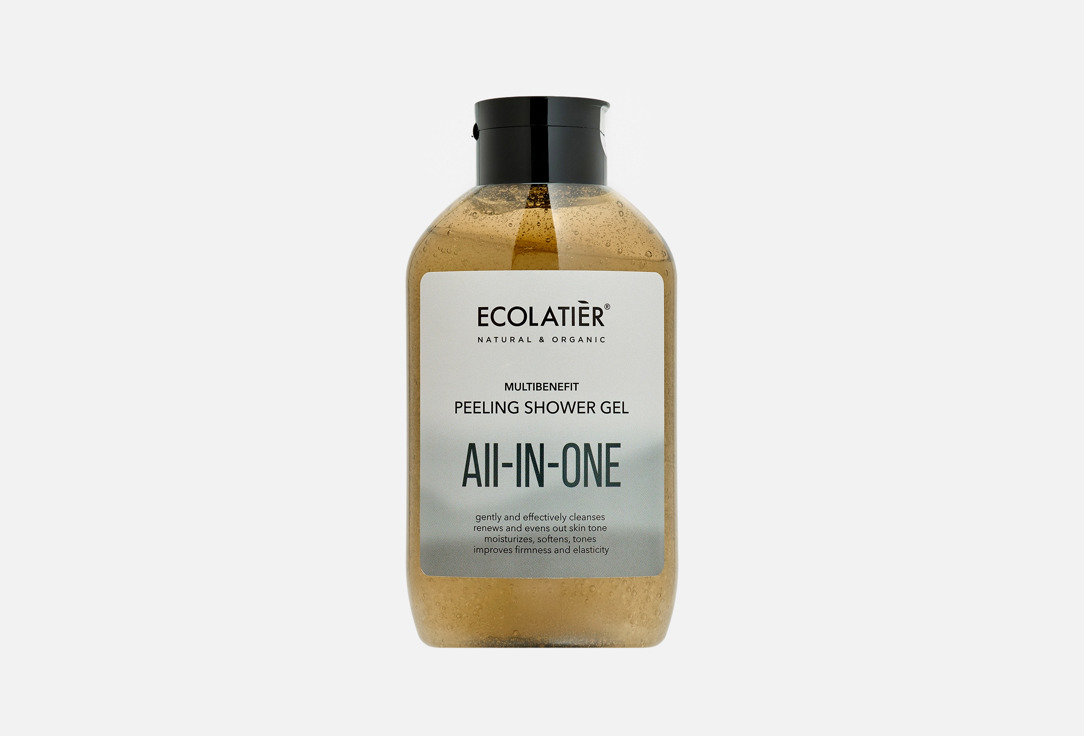 ECOLATIER Увлажняющий пилинг-гель для душа All-in-One