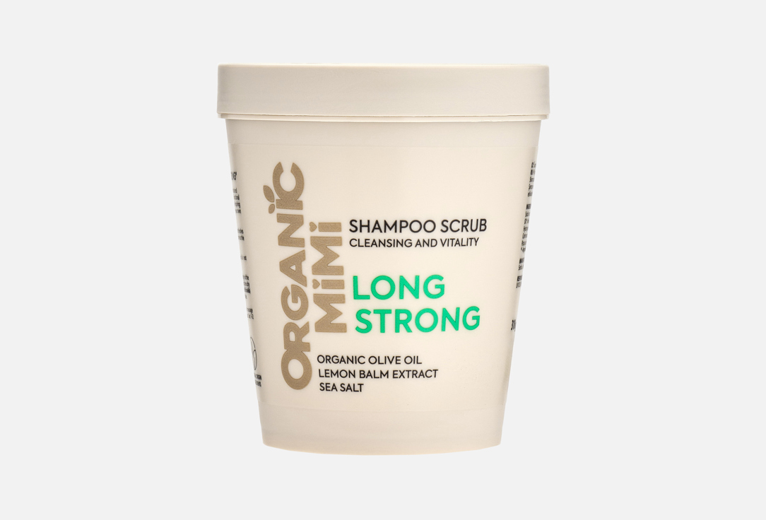 ORGANIC MIMI Cleansing & Vitality Shampoo Scrub Long Strong