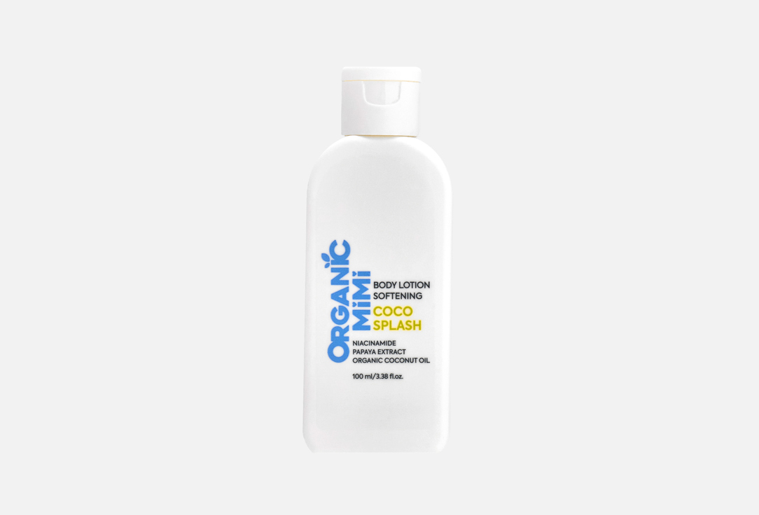 ORGANIC MIMI Смягчающий лосьон для тела Coco Splash 100 мл ORGANIC MIMI Смягчающий лосьон для тела Coco Splash