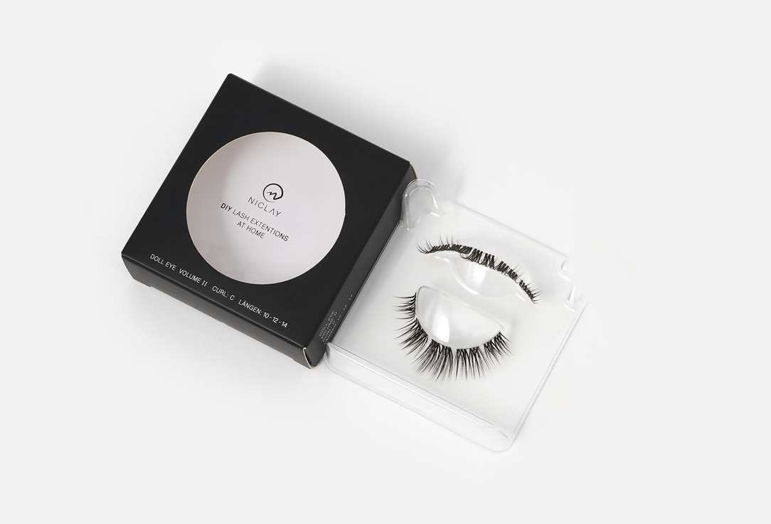 NICLAYS  False Eyelashes DIY Lash Minibox Doll Eye C - Curl