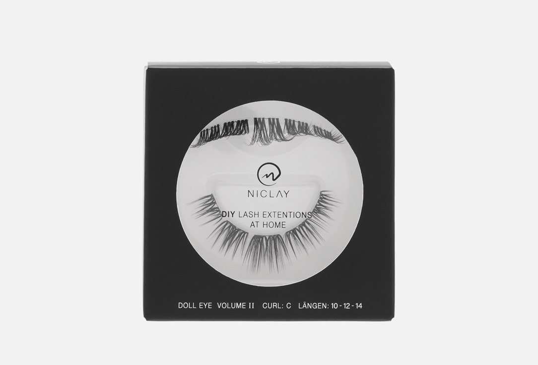 NICLAYS  False Eyelashes DIY Lash Minibox Doll Eye C - Curl