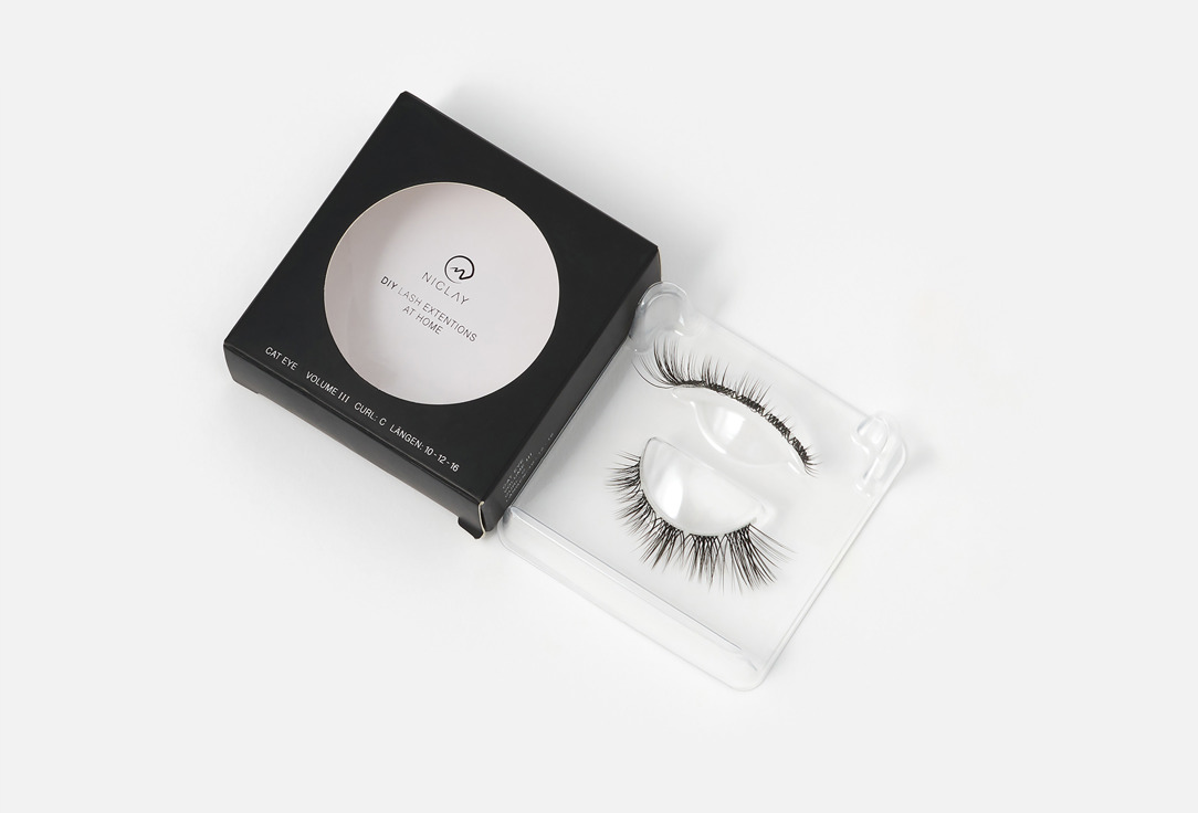 NICLAYS  False Eyelashes DIY Lash Minibox Cat Eye C - Curl