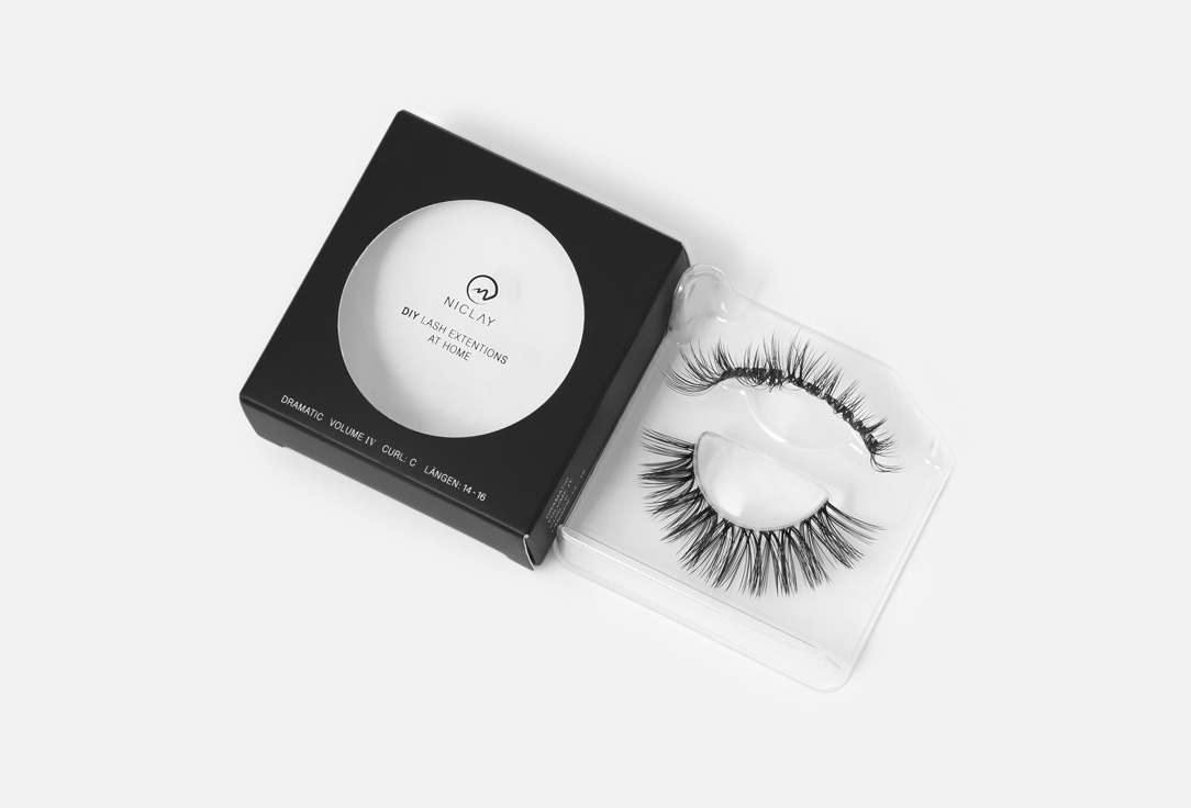 NICLAYS  False Eyelashes DIY Lash Minibox Dramatic C - Curl