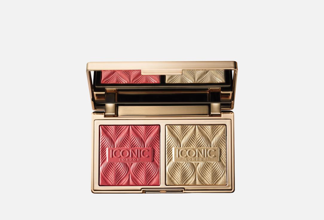 Iconic London Blush & Highlighter Duo Palette Silk Glow Duo