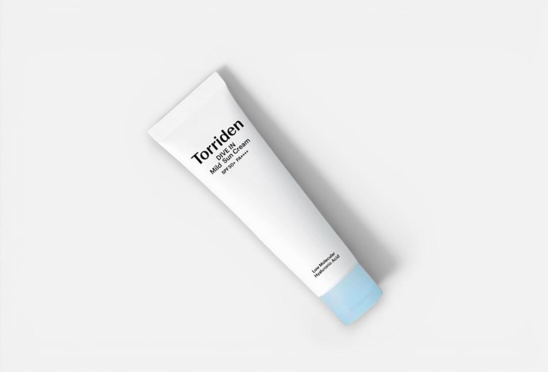 TORRIDEN Мягкий солнцезащитный крем с гиалуроновой кислотой SPF 50+ DIVE IN Mild