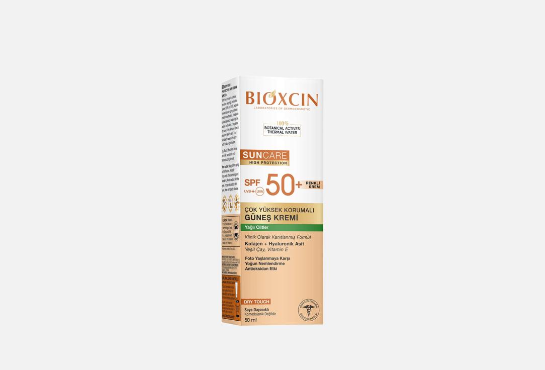 BIOXCIN Tinted Sunscreen Face Cream SPF50+ for Oily Skin Sun Care 50 ml BIOXCIN Tinted Sunscreen Face Cream SPF50+ for Oily Skin Sun Care
