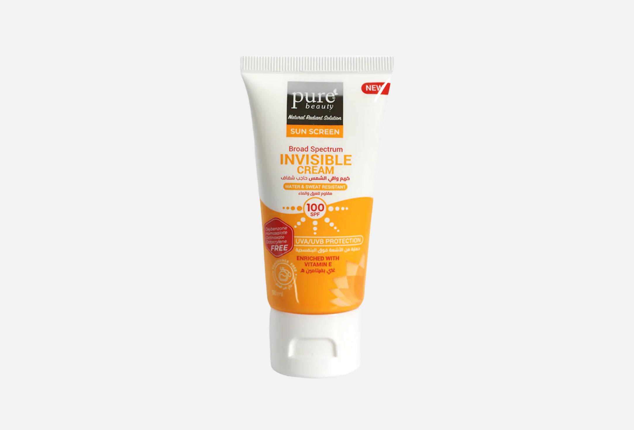 Sunscreen Cream Invisible 50