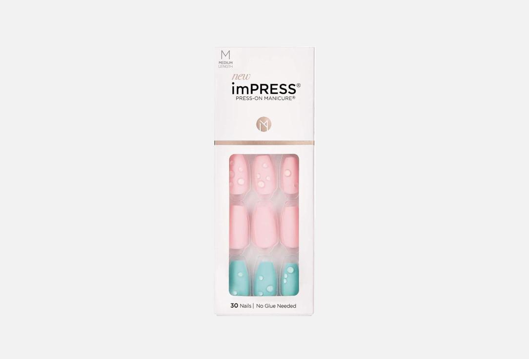 KISS NEW YORK Professional False Nails imPRESS Medium Length