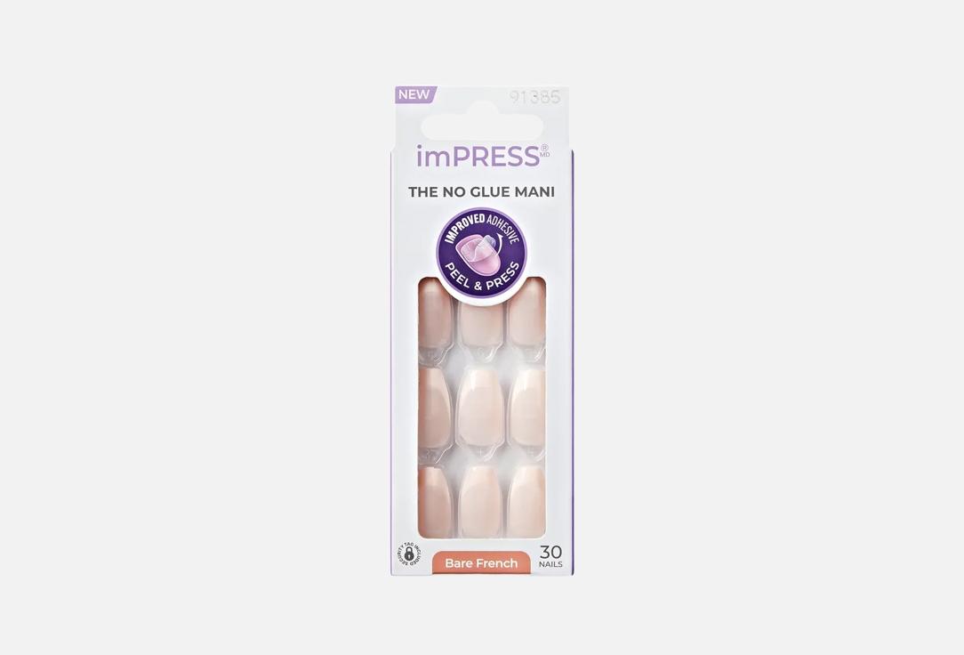 KISS NEW YORK Professional False Nails imPRESS Bare French