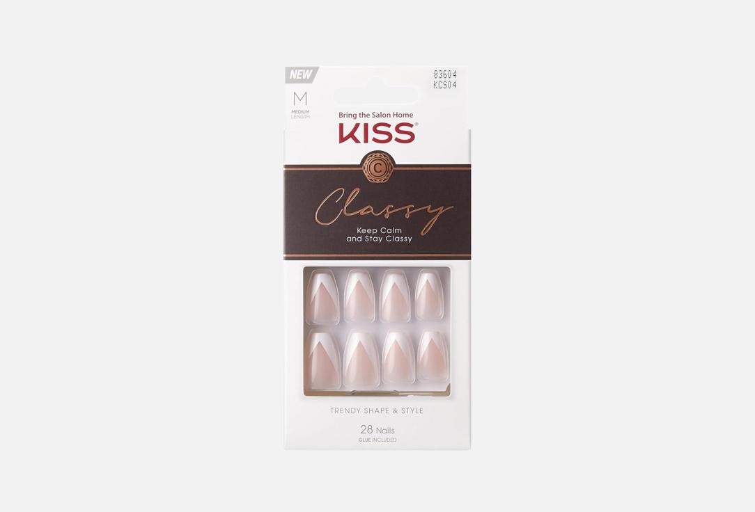 KISS NEW YORK Professional False Nails Classy Medium Length