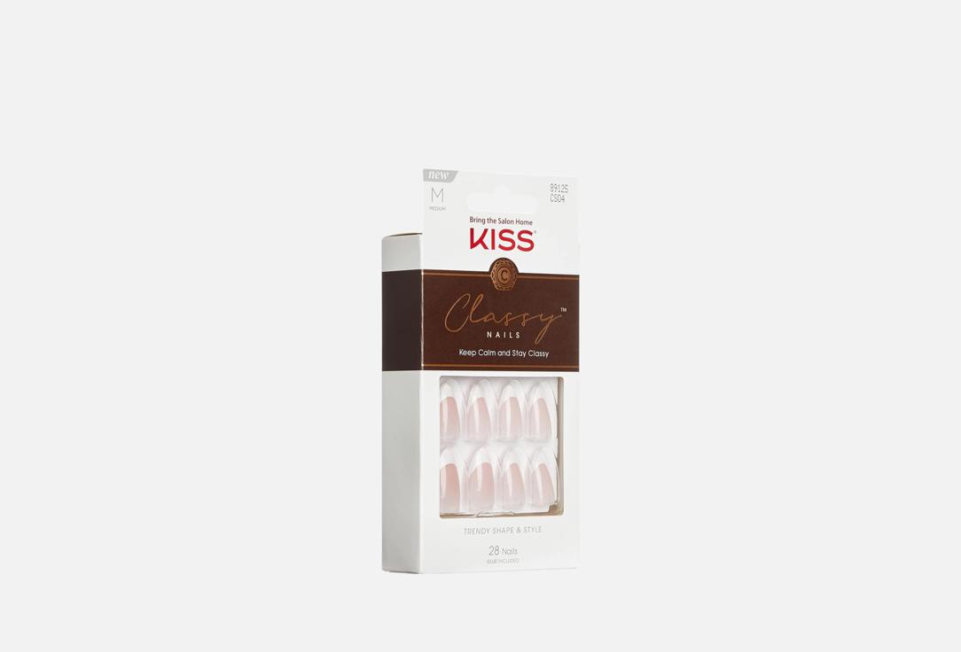 KISS NEW YORK Professional False Nails Classy Medium Length