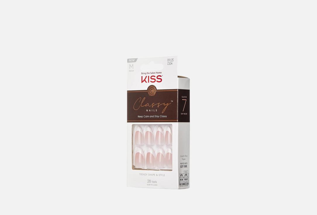 KISS NEW YORK Professional False Nails Classy Medium Length