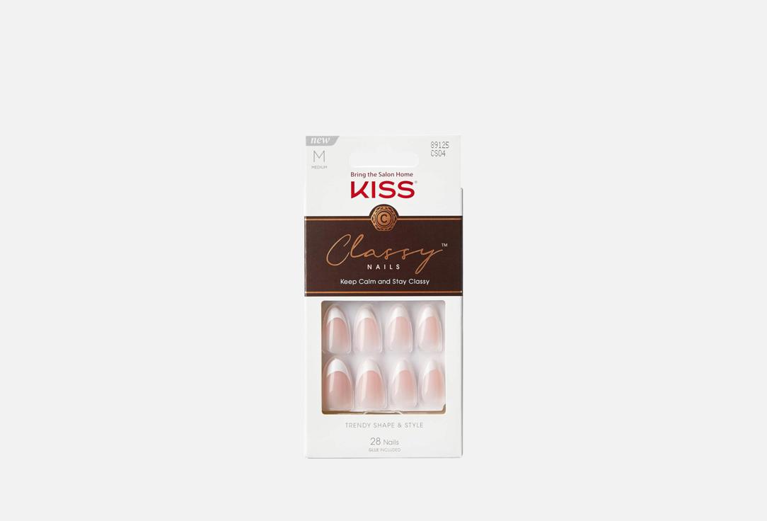 KISS NEW YORK Professional False Nails Classy Medium Length
