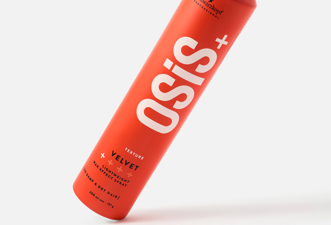 Schwarzkopf Professional Lightweight wax-effect hair spray Osis Velvet