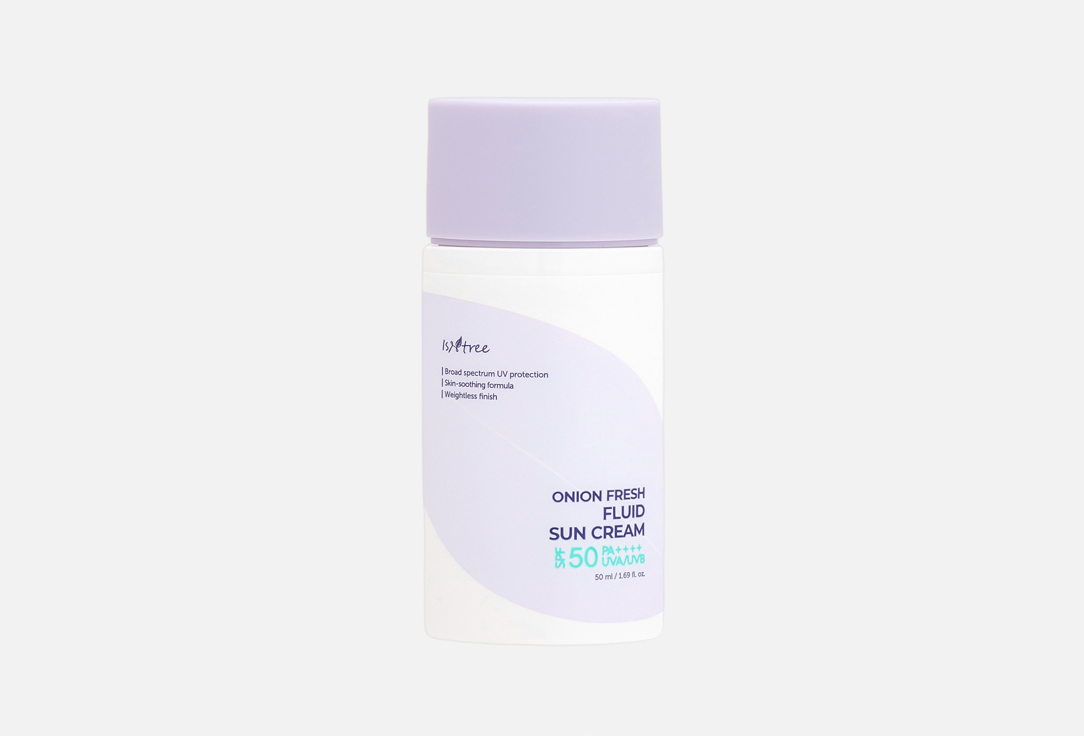 IsNtree Fluid Sunscreen Cream SPF 50+ PA++++ Onion Fresh 50 ml IsNtree Fluid Sunscreen Cream SPF 50+ PA++++ Onion Fresh