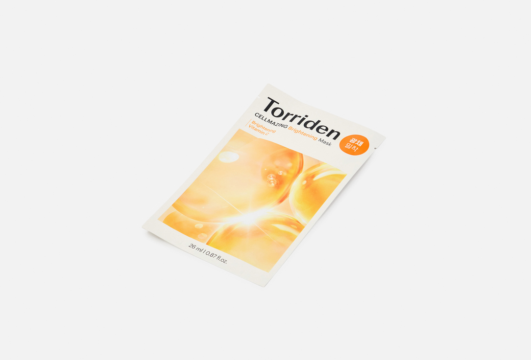 TORRIDEN Brightening Face Sheet Mask Cellmazing Vita C