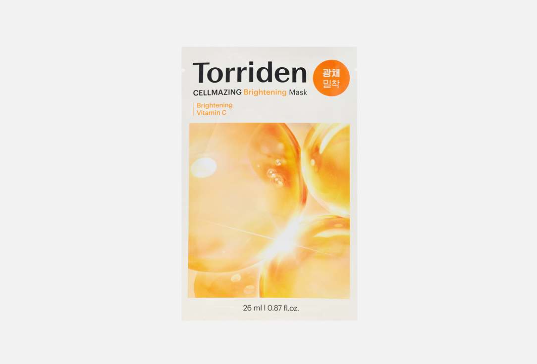 TORRIDEN Brightening Face Sheet Mask Cellmazing Vita C