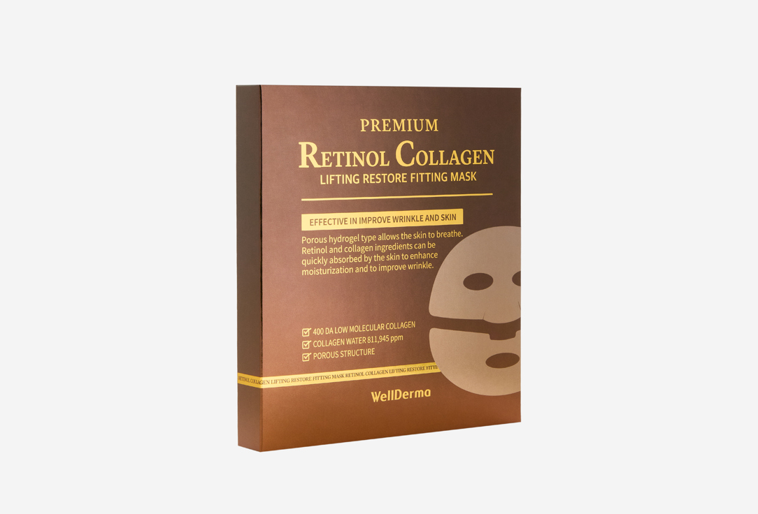 WellDerma Lifting & Restoring Mask Pack Premium Retinol Collagen