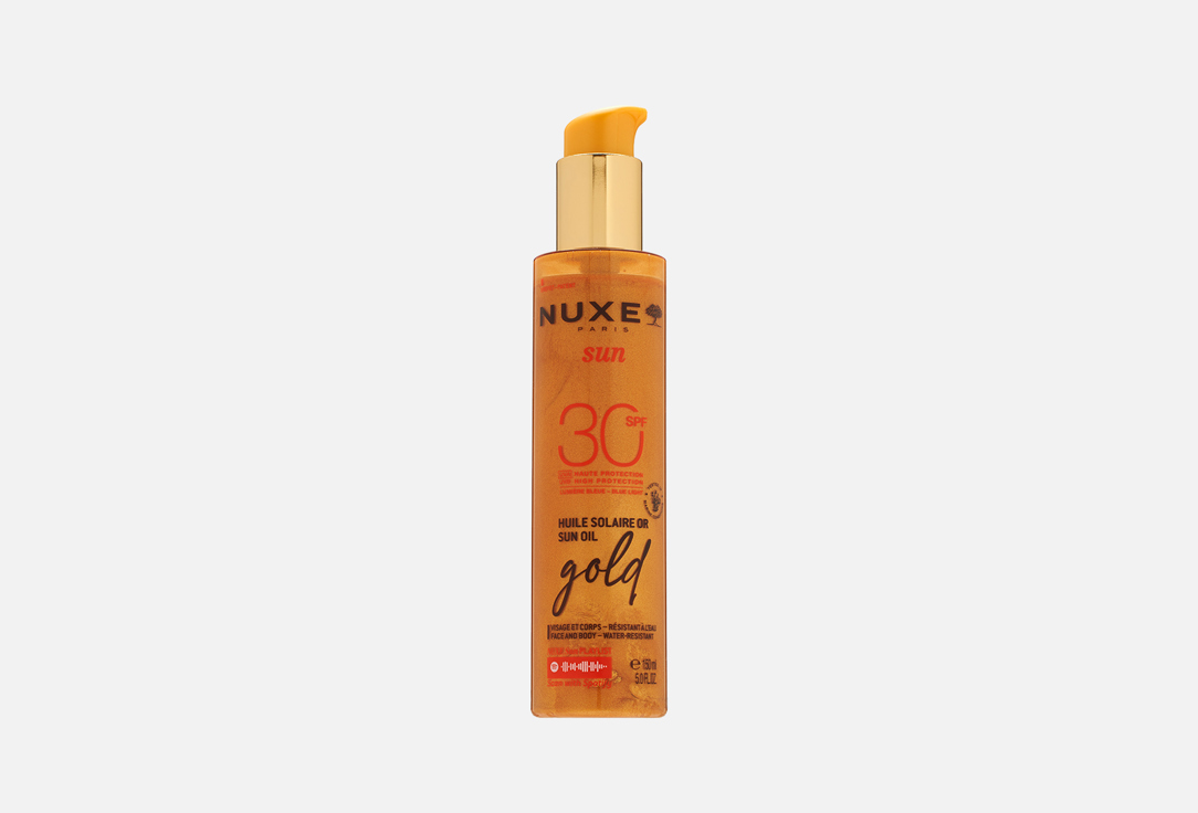 NUXE Tanning Sunscreen oil SPF 30 Gold