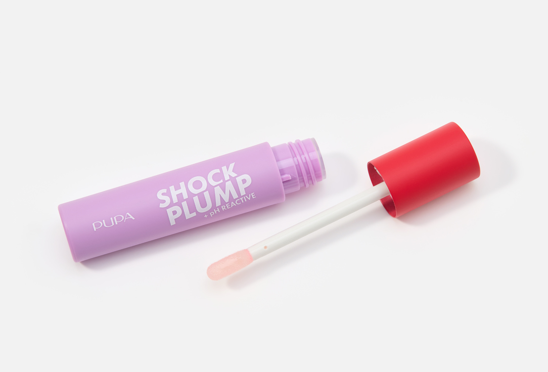 Pupa Volumizing & Cooling Lip Gloss Shock Plump 001, Pure kiss ph reactive 5 ml Pupa Volumizing & Cooling Lip Gloss Shock Plump