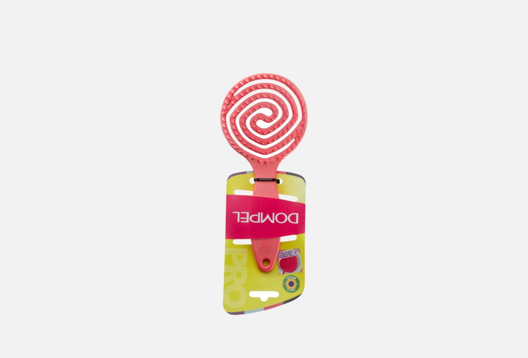 Dompel silicon brush Curly hair Pink 1 pcs Dompel silicon brush Curly hair