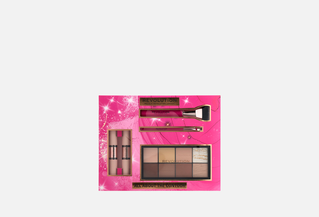 MakeUp Revolution Face Makeup Gift Set All About The Contour 5 pcs MakeUp Revolution Face Makeup Gift Set All About The Contour