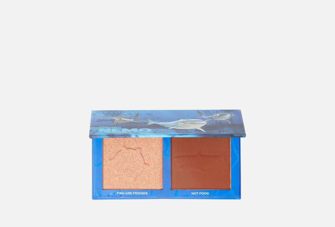 MakeUp Revolution Bronzer & Highlighter Palette Finding Nemo Fish are friends 9 g MakeUp Revolution Bronzer & Highlighter Palette Finding Nemo