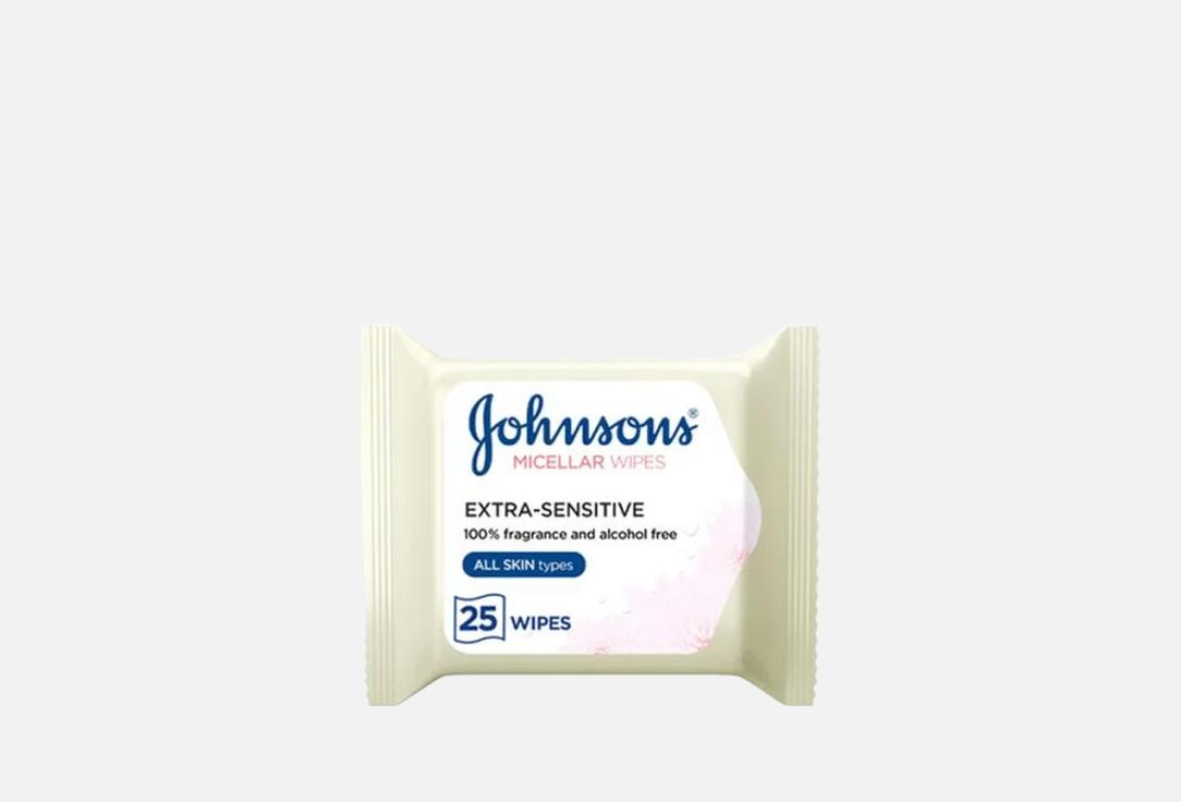 Johnson & Johnson Micellar Cleansing Wipes Fragrance-Free and Alcohol-Free Make-Up Be Gone