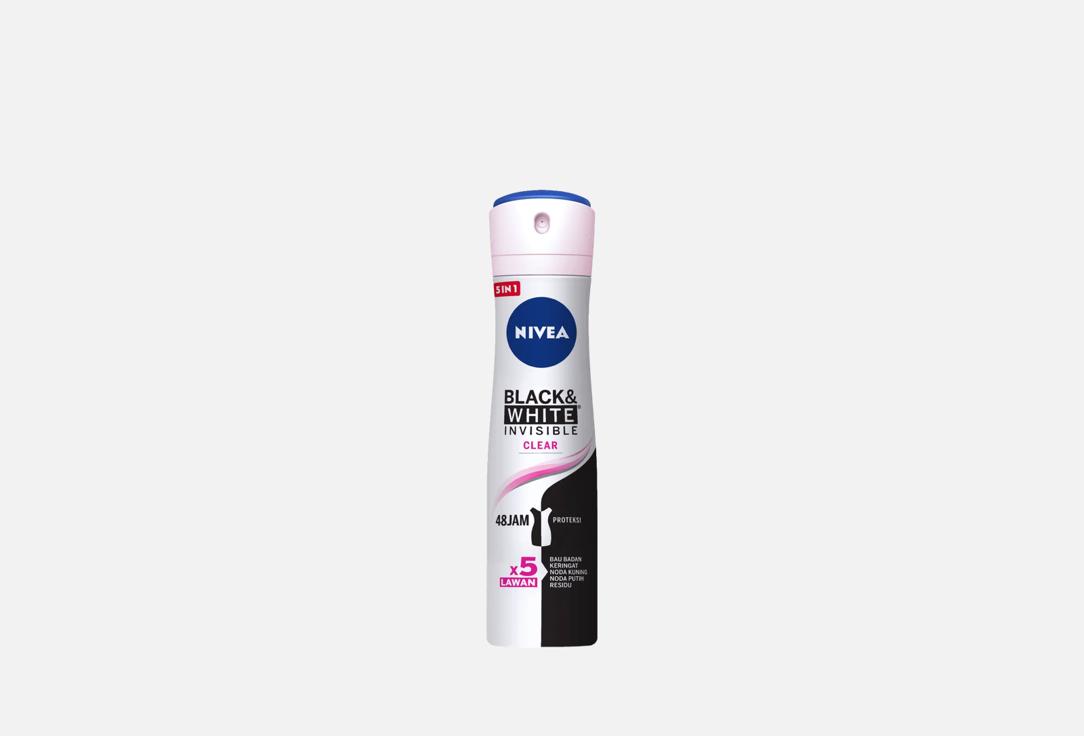 NIVEA Deodorant Spray Invisible Black and White