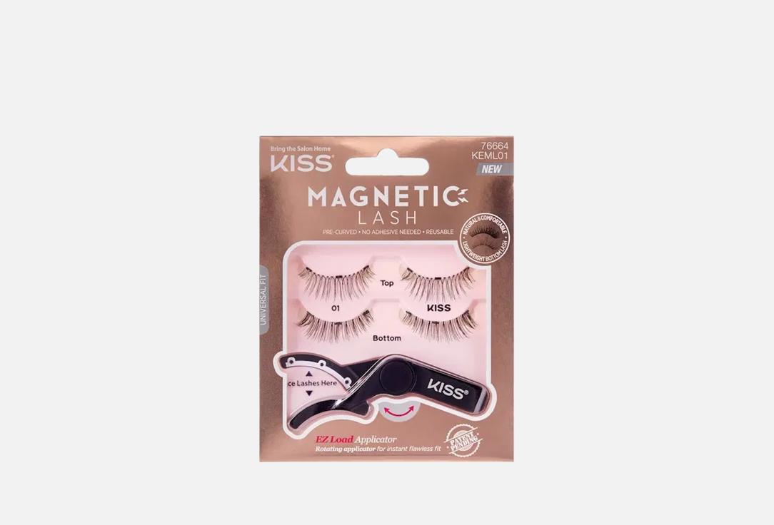 KISS NEW YORK Professional False Eyelashes Magnetic Natural Style