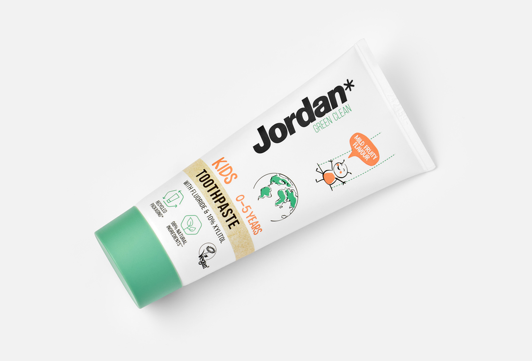 Jordan Baby Toothpaste Green Clean Kids 0-5
