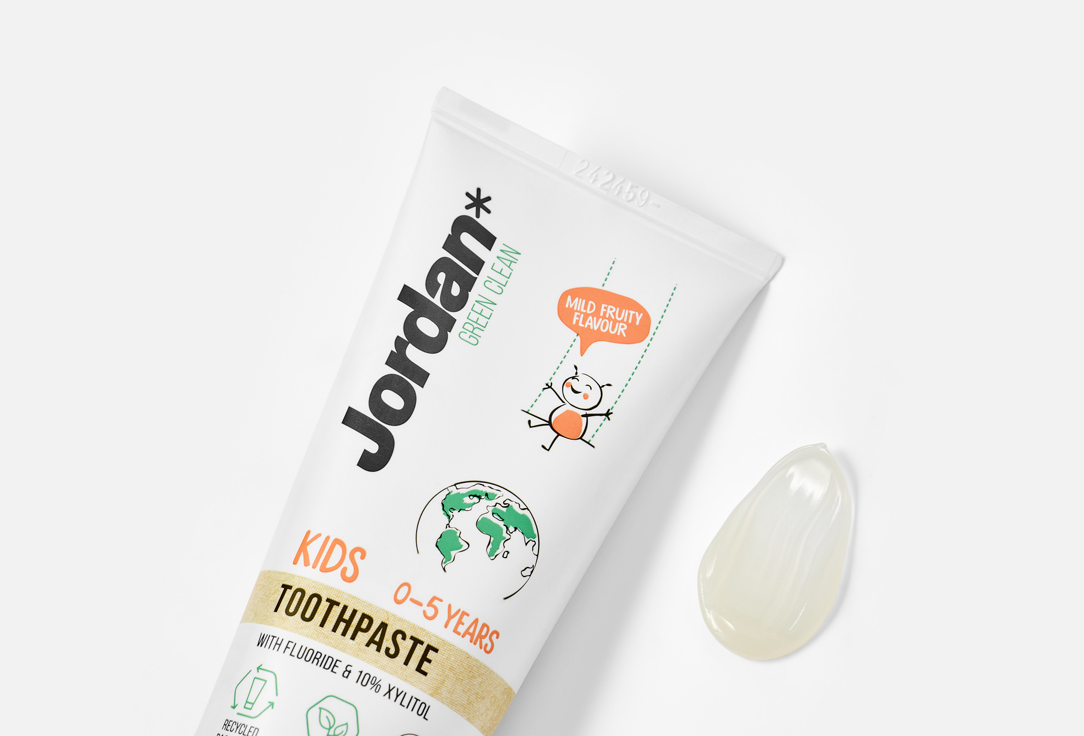 Jordan Baby Toothpaste Green Clean Kids 0-5