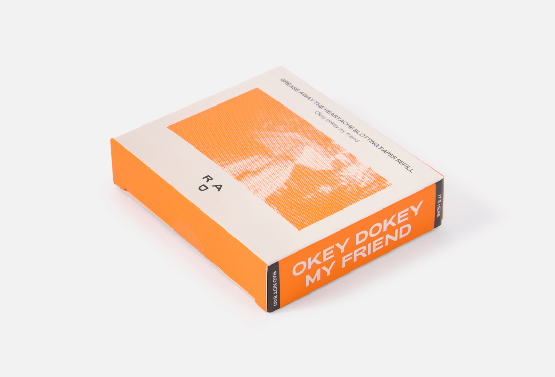 RAD Рефил матирующих салфеток со спонжем Grease Away The Heartache Blotting Paper 100 шт RAD Рефил матирующих салфеток со спонжем Grease Away The Heartache Blotting Paper