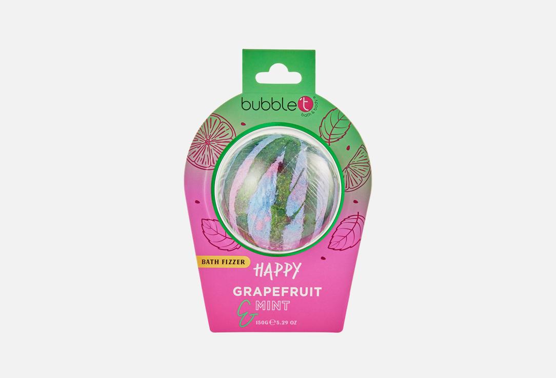 Bubble T Bath Bomb Happy Bath fizzer Grapefruit & Mint 150 g Bubble T Bath Bomb Happy Bath fizzer Grapefruit & Mint
