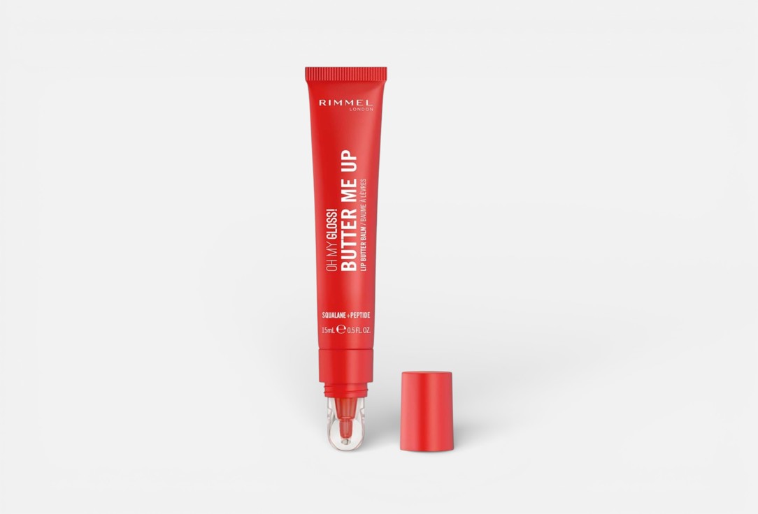 Rimmel Ultra-Moisturizing Lip Balm OH MY GLOSS! BUTTER ME UP 004, Red velvet 15 ml Rimmel Ultra-Moisturizing Lip Balm OH MY GLOSS! BUTTER ME UP