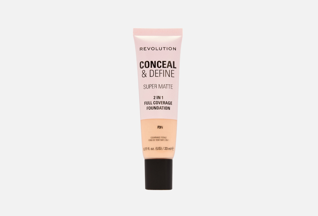 MakeUp Revolution Mattifying Foundation Conceal & Define Foundation F3N 23 ml MakeUp Revolution Mattifying Foundation Conceal & Define Foundation