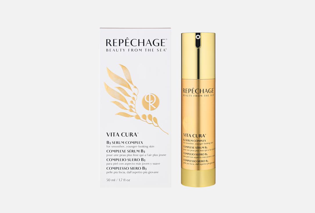 Repechage Firming brightening face serum VITA CURA B3 Water/Aqua/Eau, Niacinamide, Glycerin, Propanediol, Laminaria Digitata Extract, Ascophyllum Nodosum Extract, Sodium Hyaluronate, Aloe Barbadensis Leaf Juice, Camellia Sinensis Leaf Extract, 50 ml Repechage Firming brightening face serum VITA CURA B3