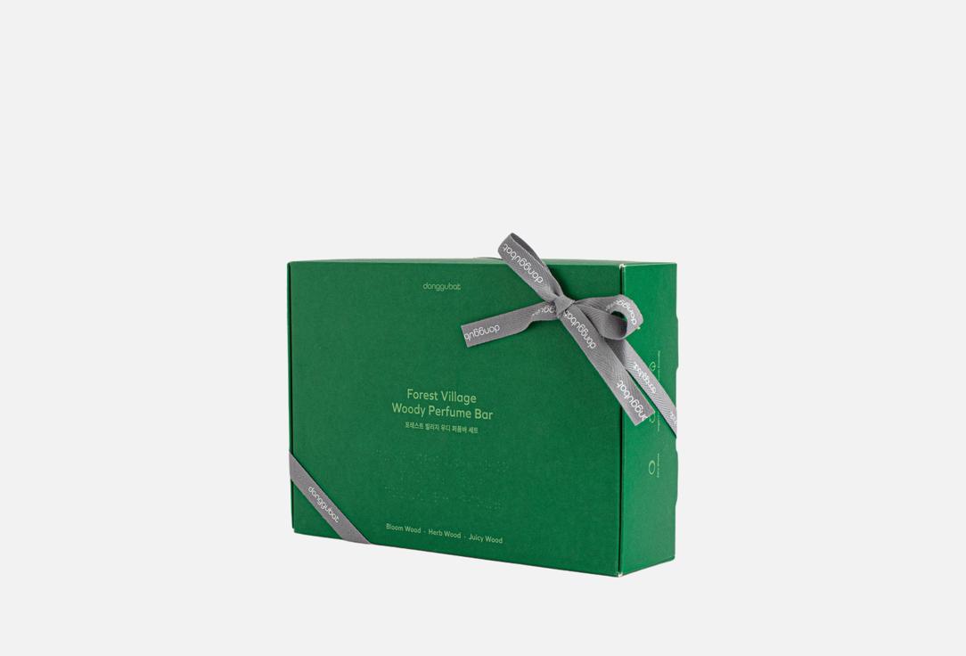 DONGGUBAT WOODY PERFUME SOAP BAR SET for body & hair FOREST VILLAGE