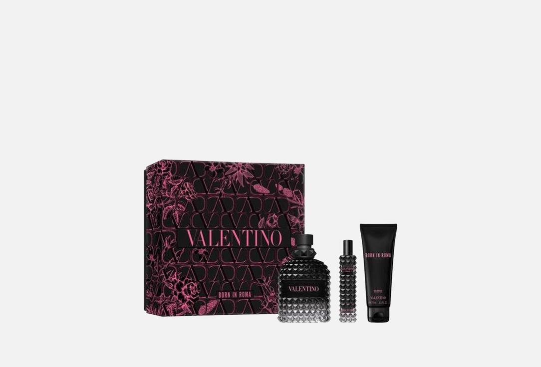 Valentino Eau de Toilette & Shower Gel Gift Set Uomo Born In Roma