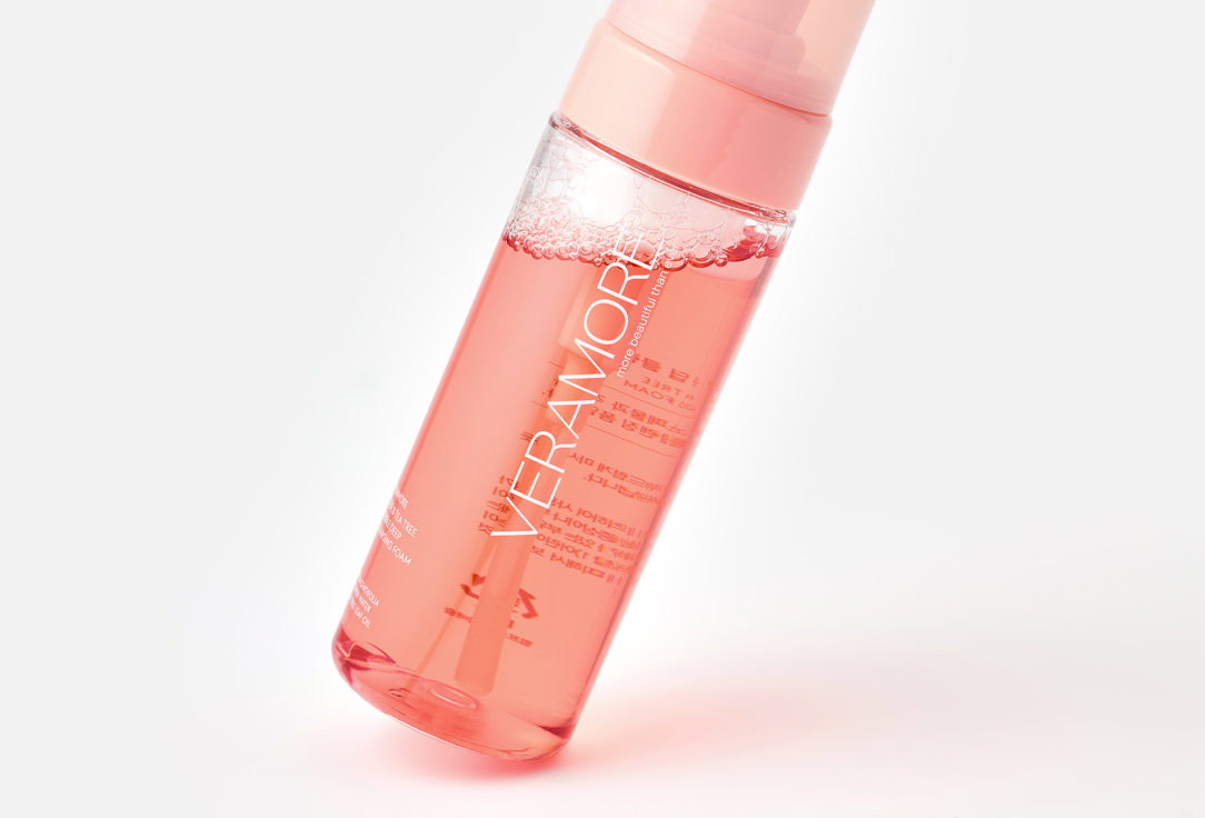 VERAMORE BUBBLE DEEP CLEANSING FOAM ROSE & TEA TREE
